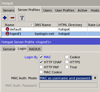 Login Hotspot Menggunakan MAC-Address