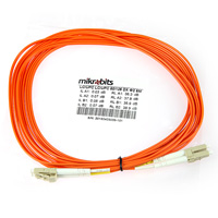Mikrobits Patch Cable Multimode LC-LC Duplex 5M